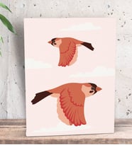 BK Gift Yatak Odası Konseptli Dekoratif Mini Kanvas Tablo 15x20cm-111