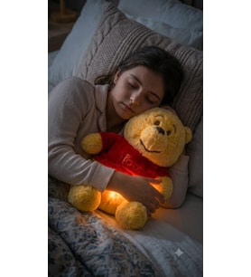 nefes alan winnie pooh peluş uyku aradaşı