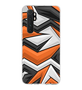 Xiaomi Mi Note 10 Lite Uyumlu Kapak Grafiti Tasarımlı Şeffaf Silikon Kılıf