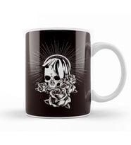 Santa Muerte Dead Sugar Skull Female Deity Mexican Satanic Kupa Bardak Porselen