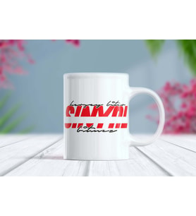Her Şey Biter Sinyal Bitmez Taraftar Kupa Bardak (Beyaz)
