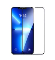 Apple iPhone 15 Pro Max Etnaa Cam Ekran Koruyucu Şeffaf (Siyah)