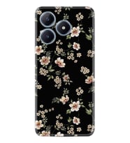 C61 Kılıf Boutique Baskılı Resimli Siyah Fon Çiçek Pcode -045