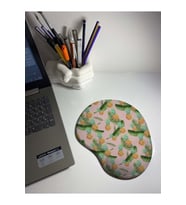 Tropikal Ananas Desenli Bilek Destekli Mouse Pad