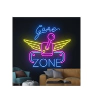 Gamer ZONE Yazılı ve Şekilli Neon Tabela