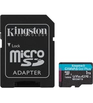 Kingston 1Tb Canvas Go Plus Microsd Card  Up To 200Mb/S  Class 10, Uhs-I, U3, V30, A2  Sdcg4/1Tb