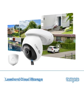 TP-LINK 8MP PTZ OutDoor Kablosuz Pan-Tilt IP Kamera Tapo Tapo C560WS