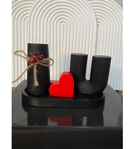 STONE GİFT DESİGN SEVGİLİLER GÜNÜ I LOVE YOU HEDİYE SETİ