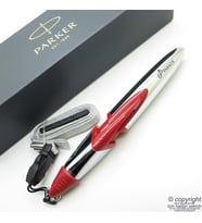 Parker Edge Kırmızı Askılı Tükenmez Kalem  Parker Kalem  İsme Özel Kalem  Hediyelik Kalem
