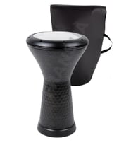 Fransua Dövme Döküm Mısır Darbuka Siyah ( Kılıf Hediyelidir)