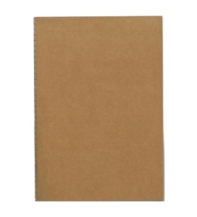 Deffter İp Dikişli A6 Kraft Karton Kapak Çizgili Defter