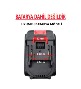 Şarjlı Dal Budama Testeresi Mavi ASSUR BATARYASIZ Solo Gövde