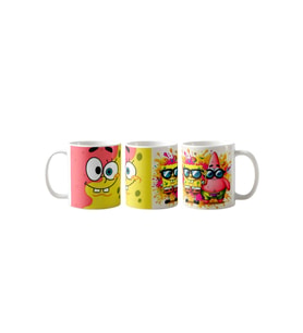 Ghostbastır Design Sünger Bob ve Patrick Kupa Bardak Tek Adet K0129
