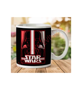 1-849 Darth Vader Sith Lord Star Wars İki Tarafı Baskılı Kupa Bardak.jpg