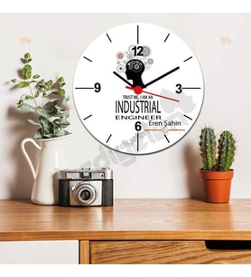 Trust Me I Am A Industrial Engineer Duvar Saati