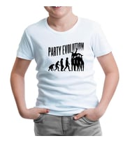 Party Evolution Beyaz Çocuk Tshirt