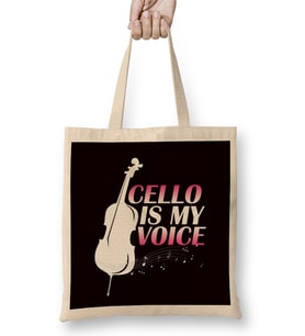 Cello Voice Cellist Musical Instrument Orchestra Musicia Bez Çanta Uzun Saplı