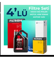 Filtron Jeep Grand Cherokee 3.1 Dizel Filtre Bakım Seti Motul Motor Yağlı (1999-2002) 4 Lü