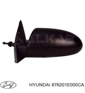 Hyundai Accent Dış Ayna Manuel Sağ 2006 (Oem No: 876201E000Ca)