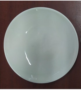 ÇUKUR YEMEK TABAK 20cm SADE (6 adet)