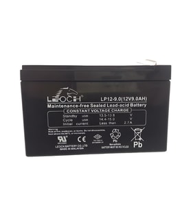 Leoch 12V 9Ah Kuru Tip UPS Akü (Siyah)
