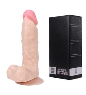 River World Gerçekçi ve Vantuzlu 17 cm'lik Pe nis A nal Vajinal Dildo