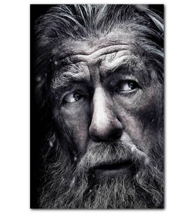 Cakatablo  Hobbit Beş Ordunun Savaşı Gandalf  MDF Tablo