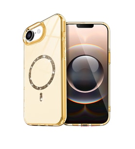 iPhone 17E Live Diamond Magsafe Kapak - Sarı