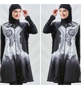 Seamay 1001 Siyah Tesettür Mayo