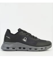Benetton 11053 Erkek Günlük Sneaker Ayakkabı (Siyah)