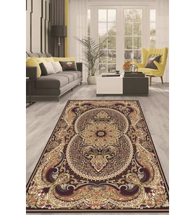 Dijital Kaymaz Taban Yıkanabilir Modern Renkli Salon Halısı Mutfak Halısı Yolluk ND-HT-77 (Çok Renkli)