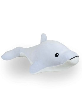 Harika Peluş 65 cm Sevimli Peluş Yunus (Mavi)