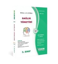 Egem Yayınları And.Aöf Sağlık Yönetimi 3 Sınıf Güz 5 Dönem Konu Anlatımlı Sorular (Çok Renkli)