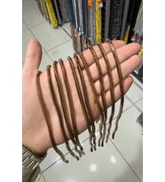 Hematit Taşı Dalgalı Rondela Kesim 4x2mm- Parlak Kahverengi Doğal Taş Dizi