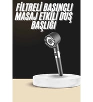 Duş Başlığı Profesyonel Masaj Başlıklı 3 Modlu Yeni Nesil Masaj Uçlu Su Tasarruflu