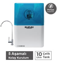 Suzukı Technology Pompalı Su Arıtma Cihazı - Alpha Plus Model (Mavi)