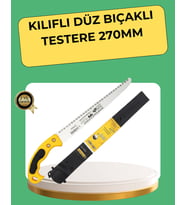 Northcity 270 mm Düz Bıçaklı Bahçe Budama Testeresi Kılıflı - Keskin, Pratik ve Ergonomik