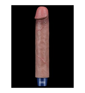 9" REAL SOFTEE Rechargeable Silicone Vibrating Dildo