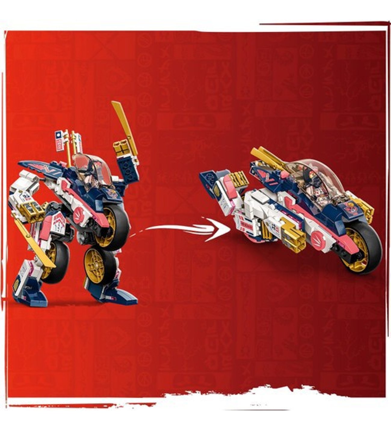 LEGO® Ninjago Sora'nın Dönüşen Robot Motosiklet Yarışçısı 71792