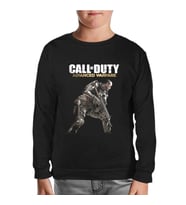 Call of Duty - Advanced Warfare Siyah Çocuk Sweatshirt