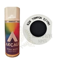 Akçalı Akrilik Sprey Boya TAMPON SİYAH 400 ml - 626