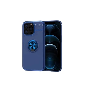 iPhone 13 Pro Kılıf Range Yüzüklü Silikon - Mavi