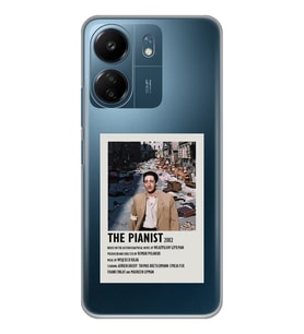Xiaomi Redmi 13C Uyumlu The Pianist Tasarımlı Şeffaf Telefon Kılıfı