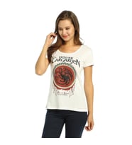Bant Giyim - Game Of Thrones Beyaz Kadın T-shirt Tişört