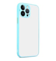 Vendas iPhone 14 Pro Max Uyumlu (14 Pro Max) Mara Serisi Arkası Mat Renkli Hux Silikon Kılıf (Turkuaz)