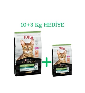 Proplan Somonlu Kısırlaştırılmış Kedi Maması 10 Kg+3 Kg