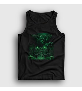 Presmono Unisex Siyah Castle Demons And Wizards Atlet 395918tt