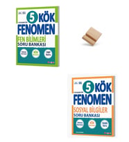Fenomen 5. Sınıf Maarif Fen Bilimleri ve Sosyal Bilgiler Kök Soru Bankası + Telefon Standı