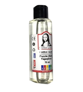 Puzzle Yapıştırıcısı 70 ml 1 Adet Monalisa Pazıl Yapıştırıcısı 1 Adet Südor Sıvı Puzzle Yapıştırıcısı (Şeffaf)