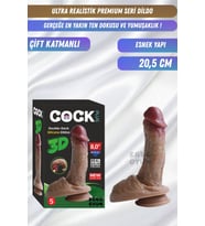 Premium Seri Ultra Realistik Gerçekçi Dildo Penis 20,5 Cm